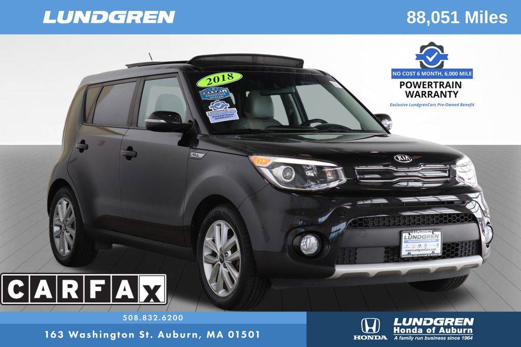 2018 Kia Soul + — Hatchback — 88,051 mi — Auburn, MA
