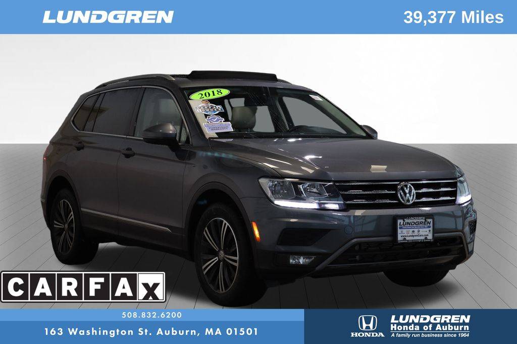 2018 Volkswagen Tiguan SEL — SUV — 39,319 mi — Auburn, MA