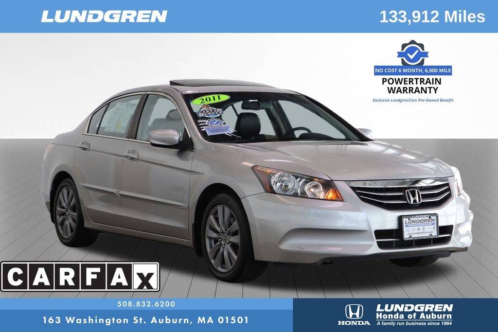 2011 Honda Accord EX-L — Sedan — 133,560 mi — Auburn, MA