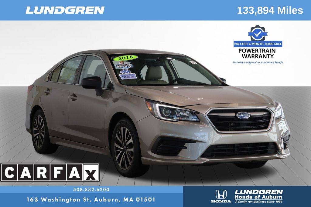 2018 Subaru Legacy 2.5i — Sedan — 133,874 mi — Auburn, MA