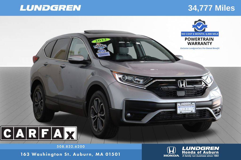 2022 Honda CR-V EX-L — SUV — 34,777 mi — Auburn, MA