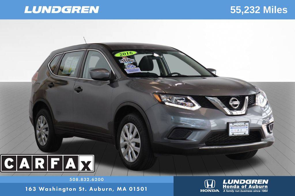 2016 Nissan Rogue S — SUV — 55,197 mi — Auburn, MA