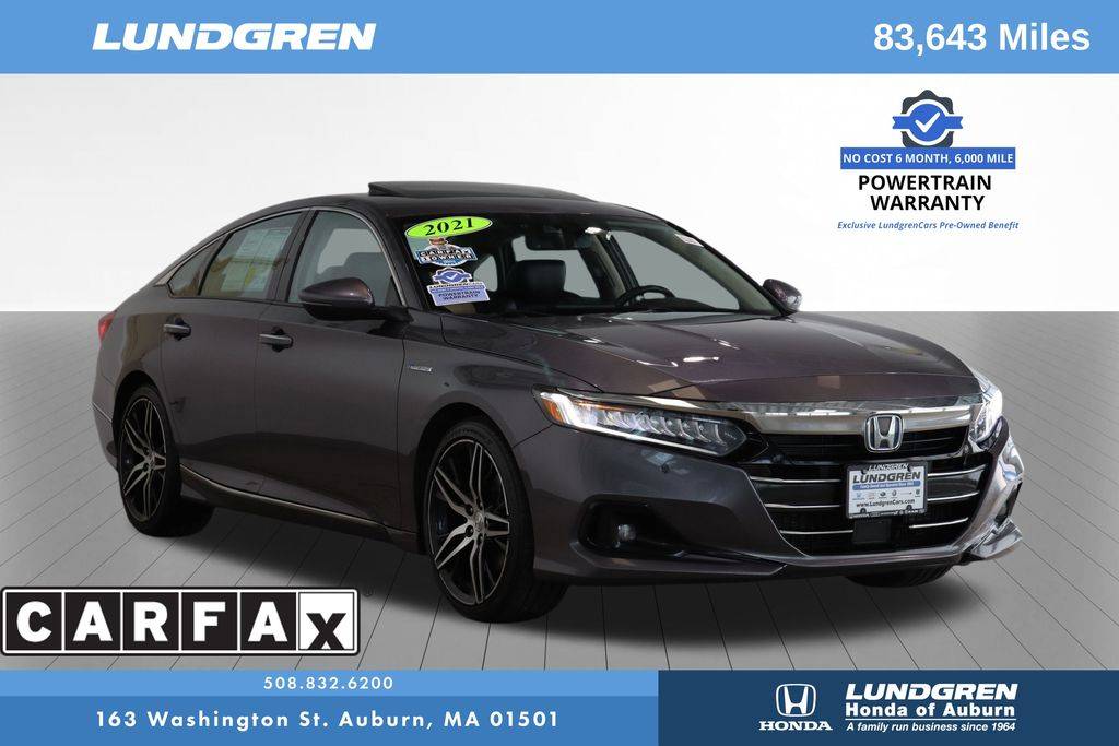 2021 Honda Accord Hybrid Touring — Sedan — 83,643 mi — Auburn, MA