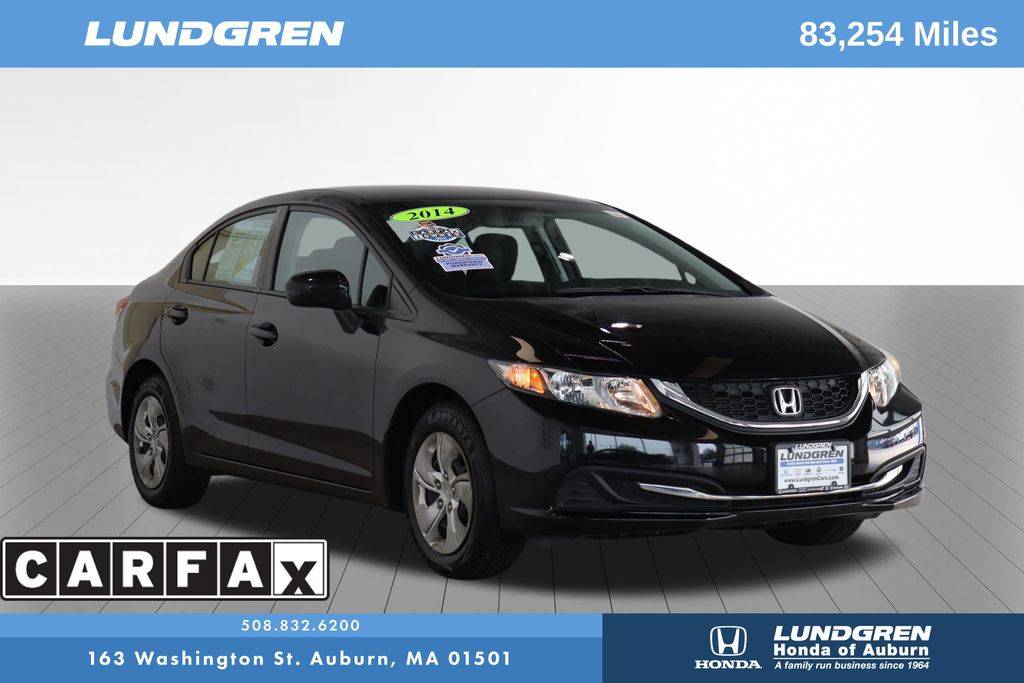 2014 Honda Civic LX — Sedan — 83,254 mi — Auburn, MA