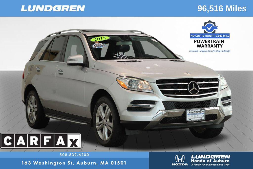2015 Mercedes-Benz M-Class ML 350 — SUV — 96,516 mi — Auburn, MA