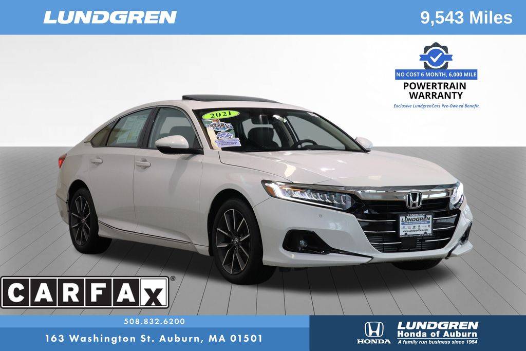 2021 Honda Accord EX-L — Sedan — 9,543 mi — Auburn, MA