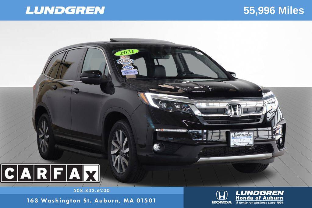 2021 Honda Pilot EX-L — SUV — 55,996 mi — Auburn, MA