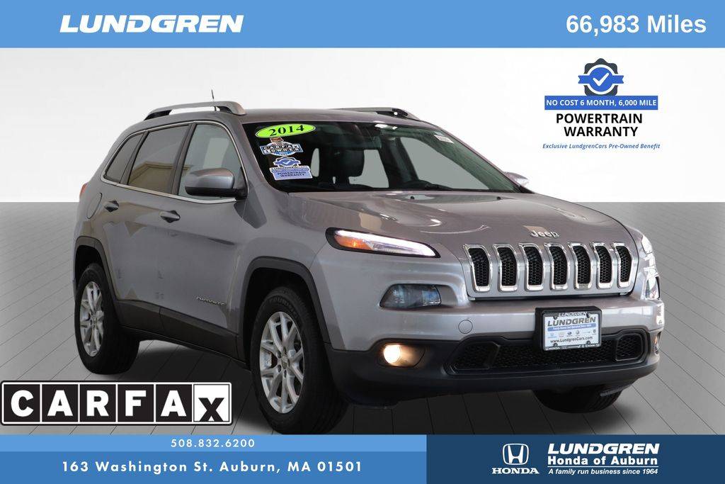 2014 Jeep Cherokee Latitude — SUV — 66,983 mi — Auburn, MA