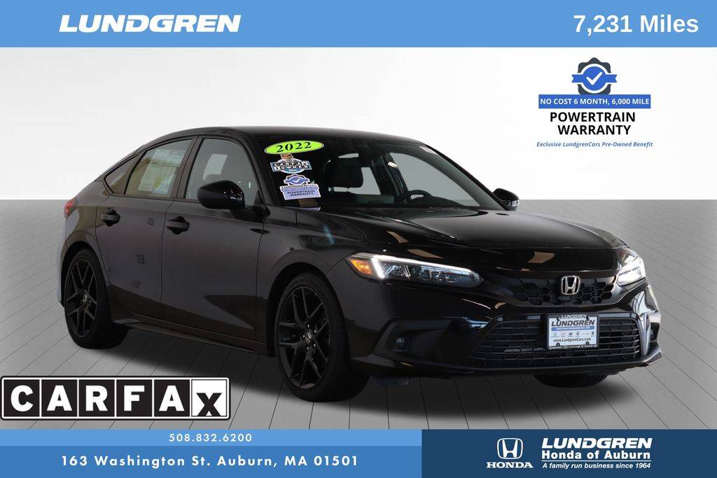2022 Honda Civic Sport — Hatchback — 7,151 mi — Auburn, MA