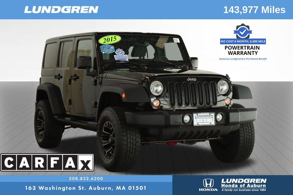 2015 Jeep Wrangler Sport — SUV — 143,977 mi — Auburn, MA