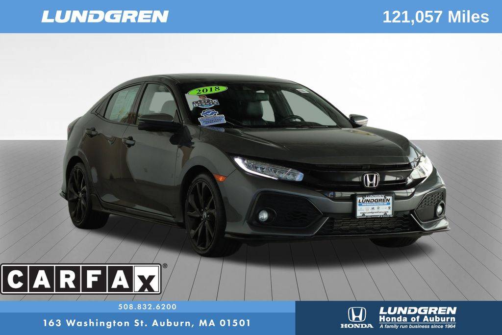 2018 Honda Civic Sport Touring — Hatchback — 121,057 mi — Auburn, MA