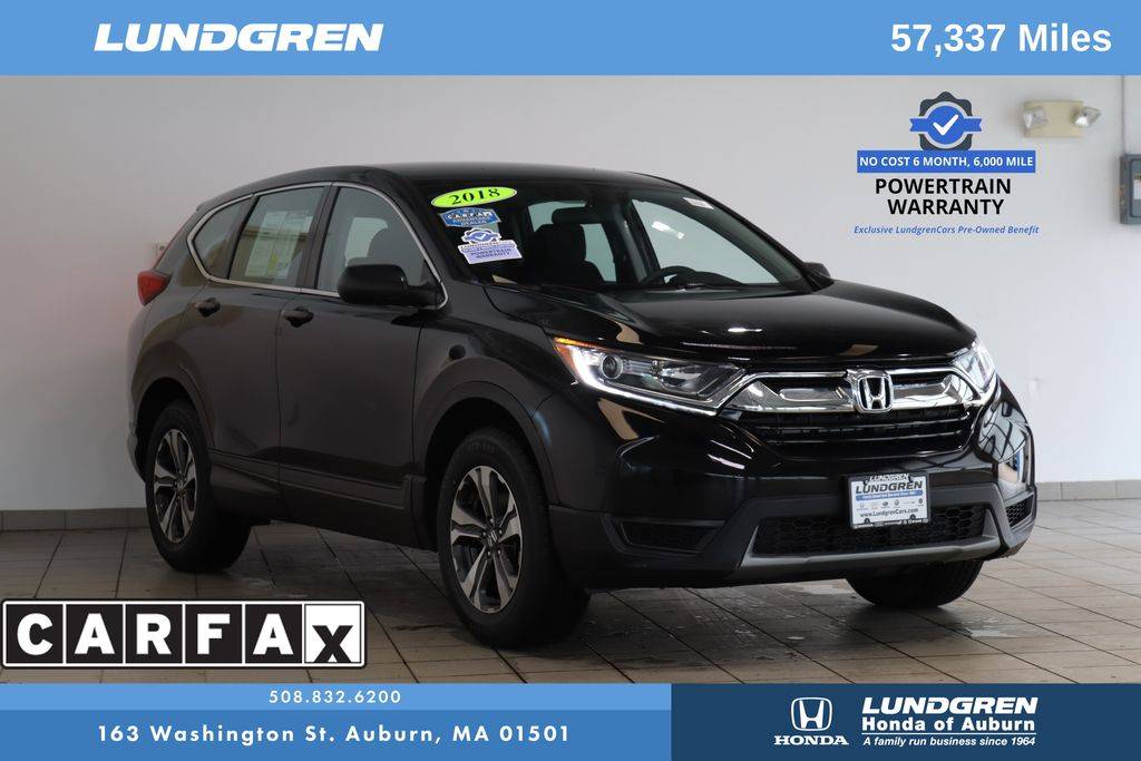 2018 Honda CR-V LX — SUV — 57,337 mi — Auburn, MA