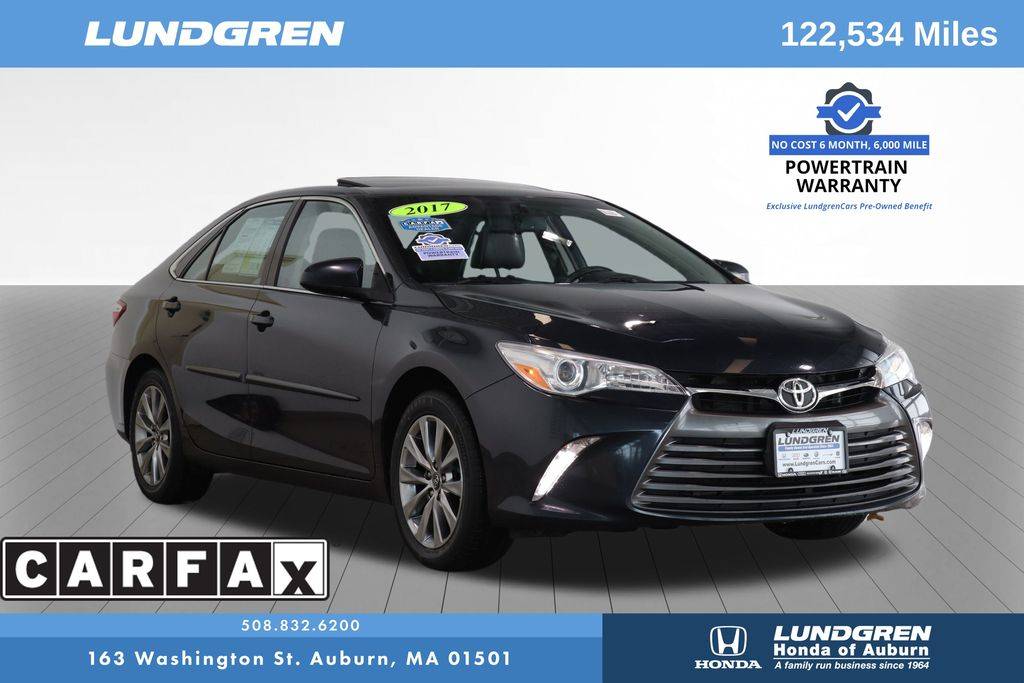 2017 Toyota Camry XLE — Sedan — 122,451 mi — Auburn, MA
