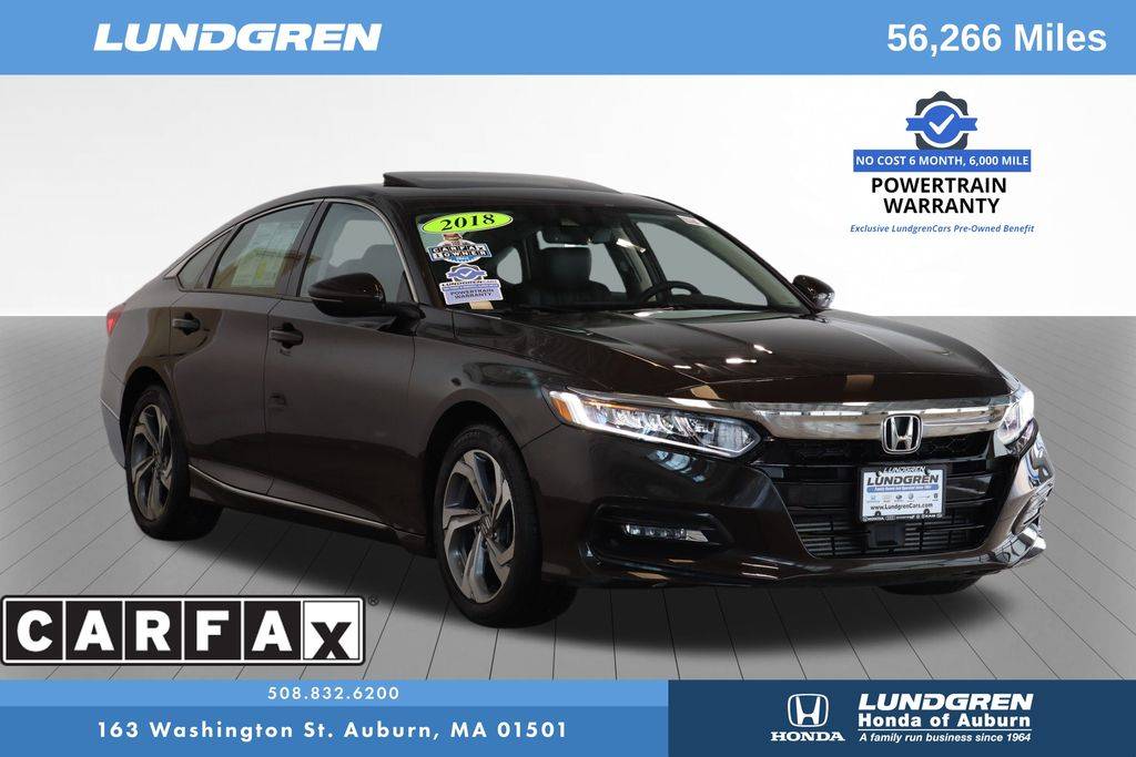 2018 Honda Accord EX-L — Sedan — 56,266 mi — Auburn, MA
