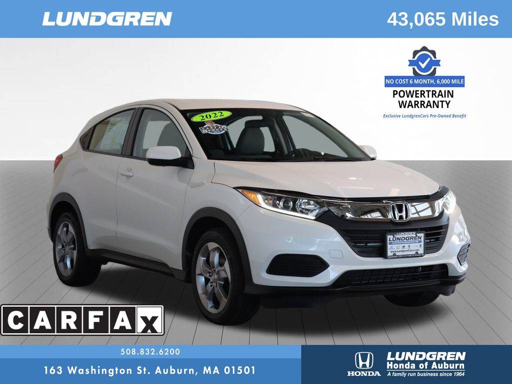 2022 Honda HR-V LX — SUV — 43,065 mi — Auburn, MA
