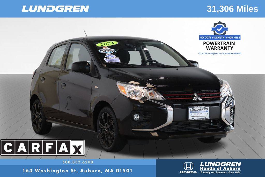 2022 Mitsubishi Mirage SE — Hatchback — 31,306 mi — Auburn, MA