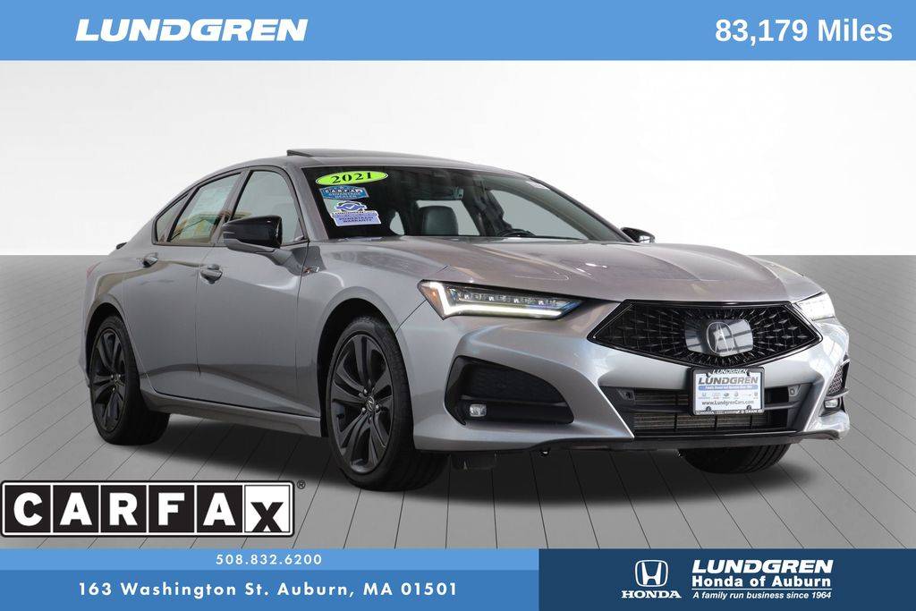 2021 Acura TLX A-Spec Package — Sedan — 83,177 mi — Auburn, MA