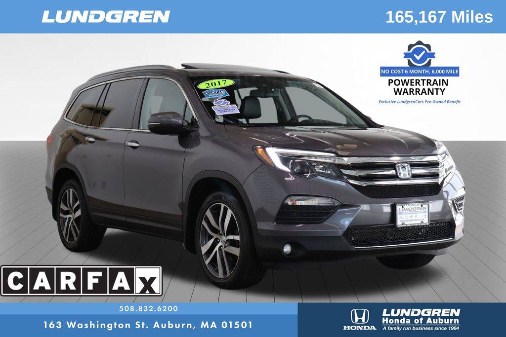 2017 Honda Pilot Elite — SUV — 165,103 mi — Auburn, MA