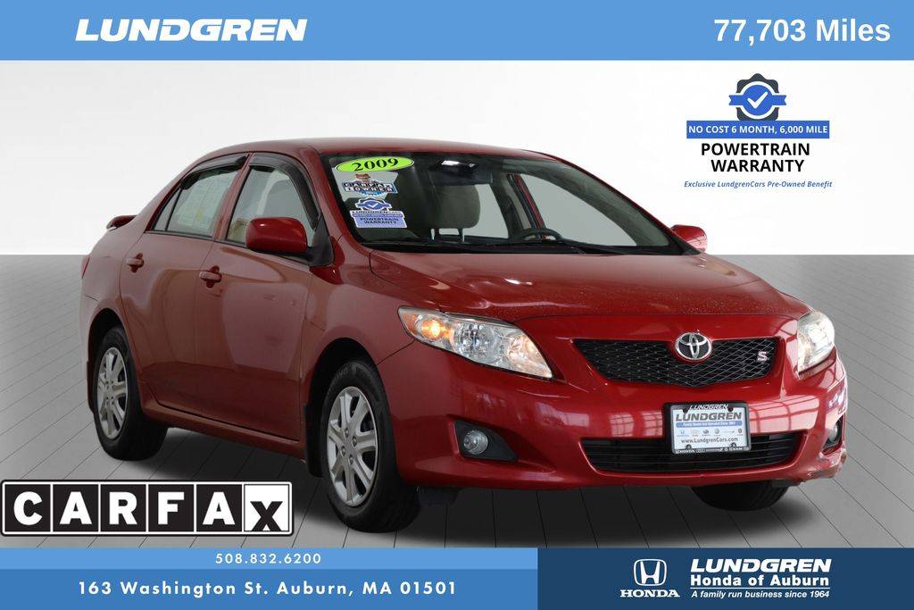 2009 Toyota Corolla S — Sedan — 77,570 mi — Auburn, MA