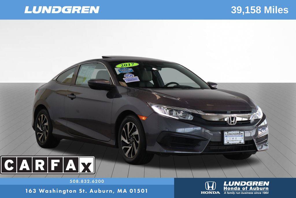 2017 Honda Civic LX-P — Coupe — 39,048 mi — Auburn, MA