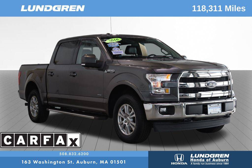 2016 Ford F-150 Lariat — Pickup Truck — 118,311 mi — Auburn, MA