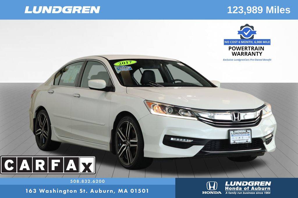 2017 Honda Accord Sport — Sedan — 123,989 mi — Auburn, MA