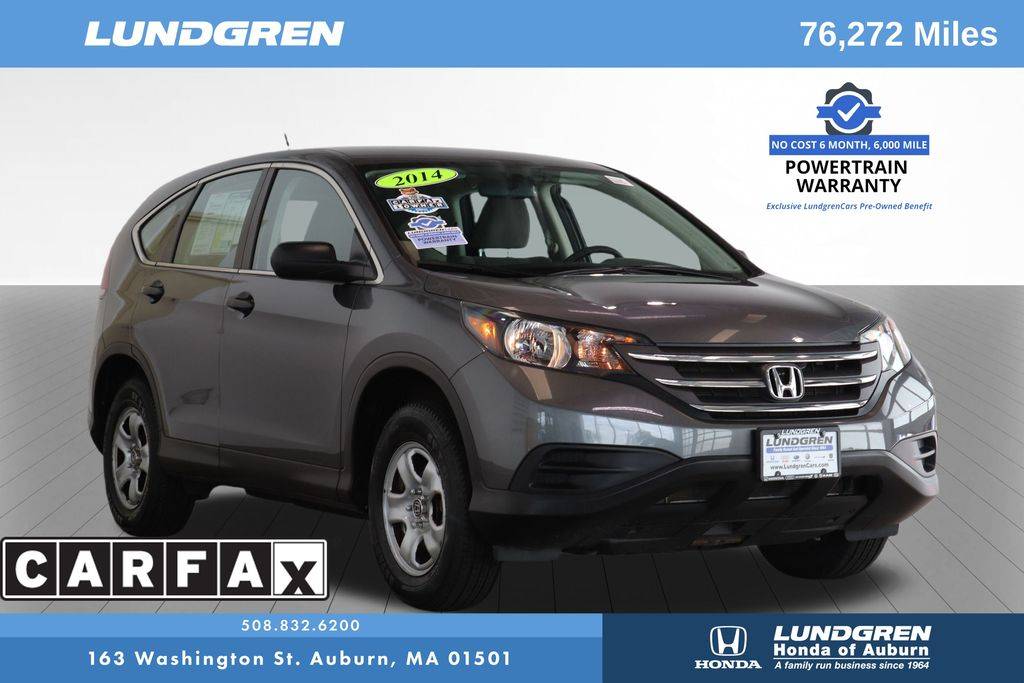 2014 Honda CR-V LX — SUV — 76,272 mi — Auburn, MA