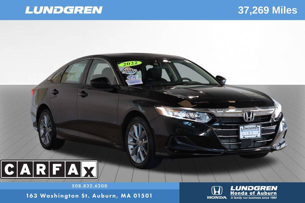 2022 Honda Accord LX — Sedan — 37,269 mi — Auburn, MA