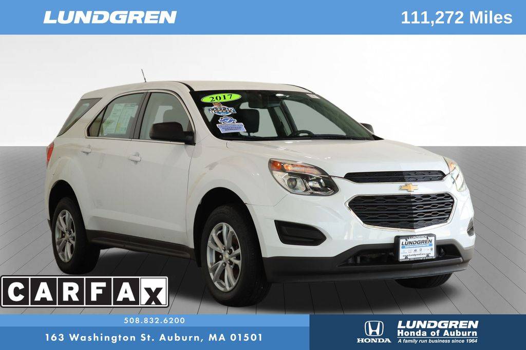 2017 Chevrolet Equinox LS — SUV — 111,245 mi — Auburn, MA