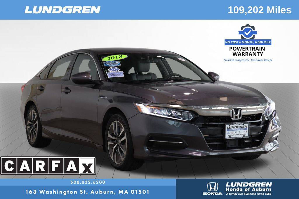 2018 Honda Accord Hybrid — Sedan — 108,985 mi — Auburn, MA