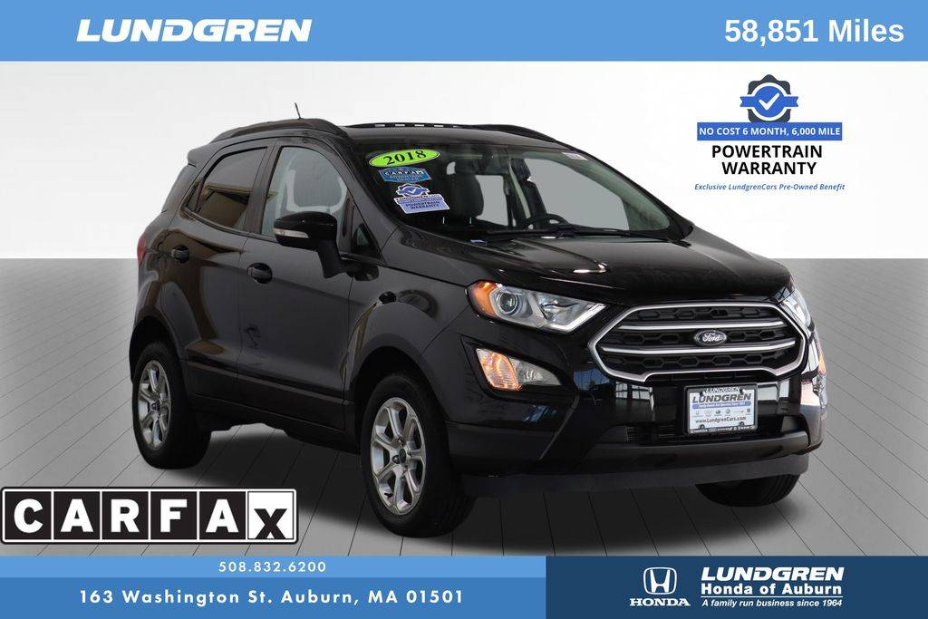 2018 Ford EcoSport SE — SUV — 58,851 mi — Auburn, MA