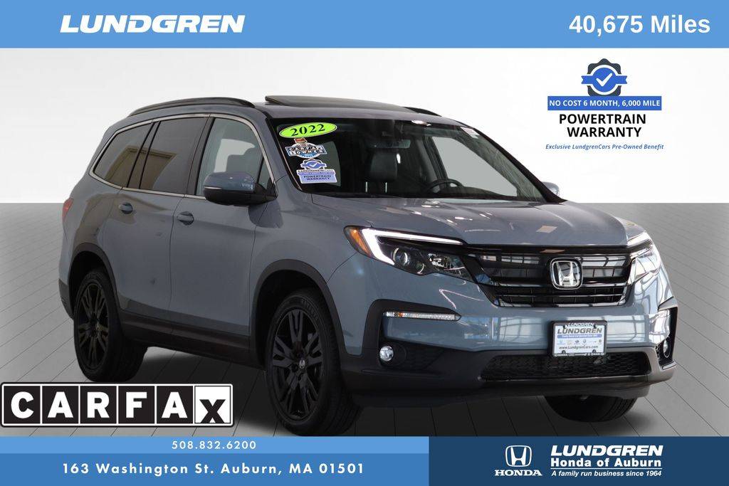 2022 Honda Pilot Special Edition — SUV — 40,675 mi — Auburn, MA