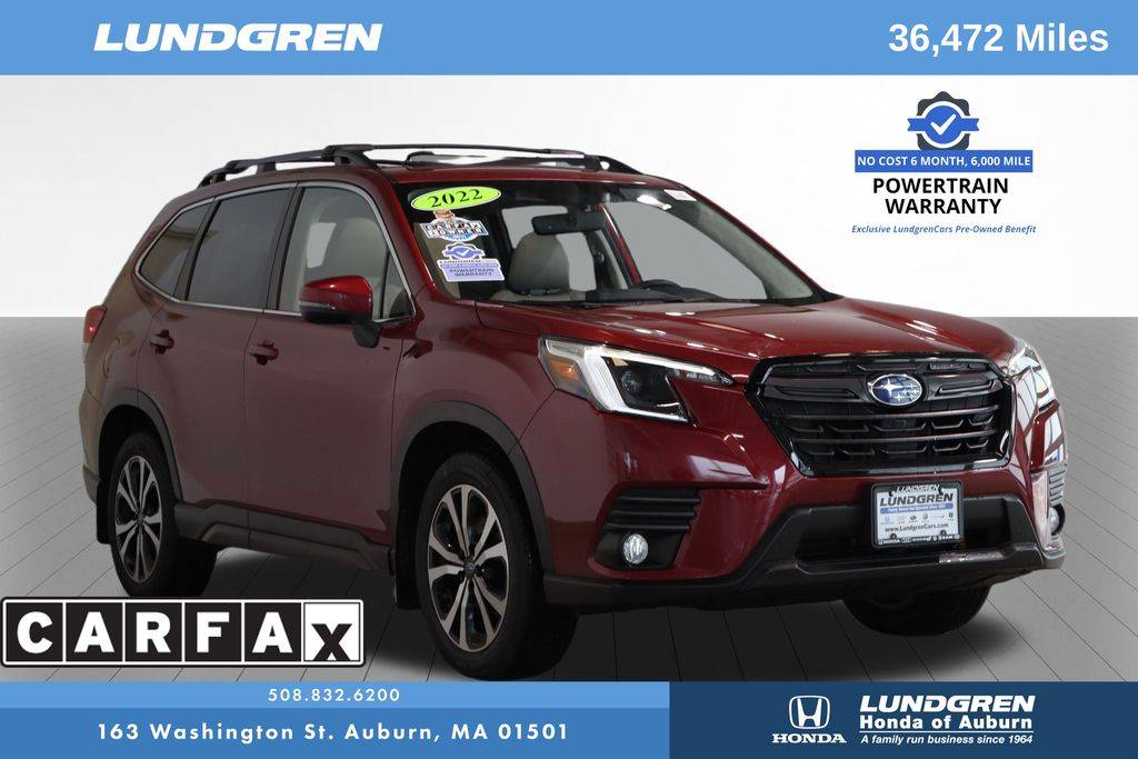 2022 Subaru Forester Limited — SUV — 36,472 mi — Auburn, MA