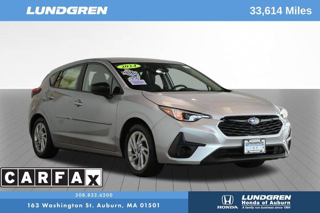 2024 Subaru Impreza 2.0i — Hatchback — 33,614 mi — Auburn, MA