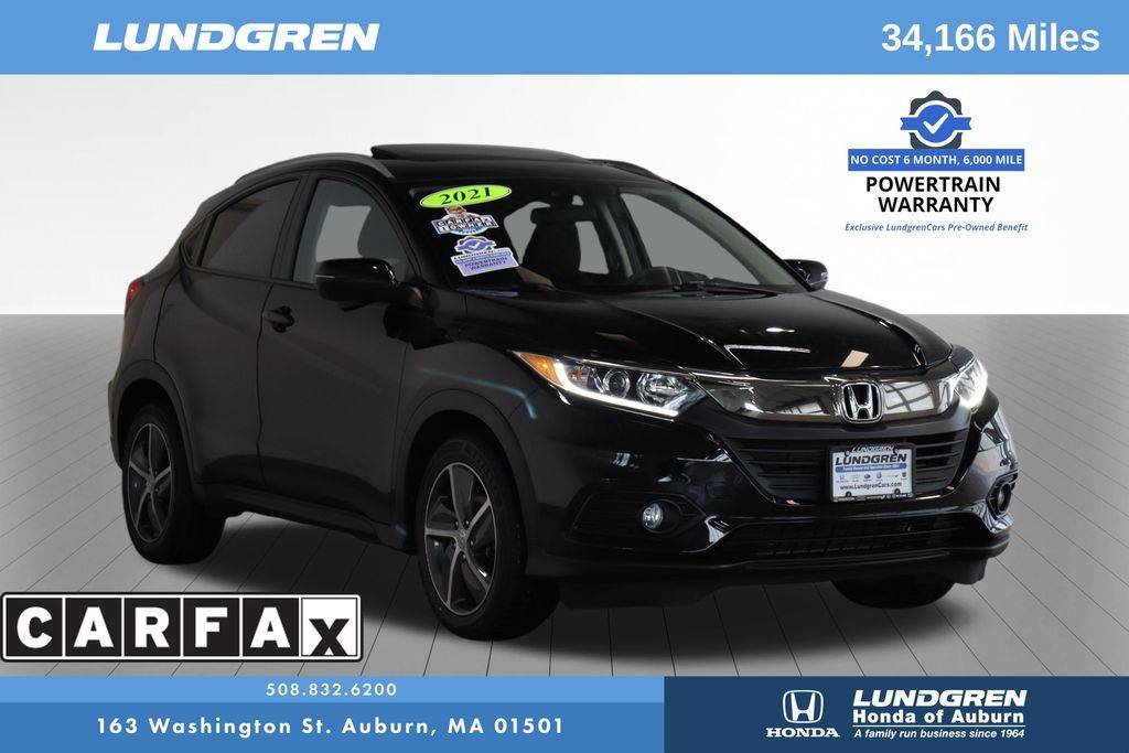 2021 Honda HR-V EX — SUV — 33,997 mi — Auburn, MA