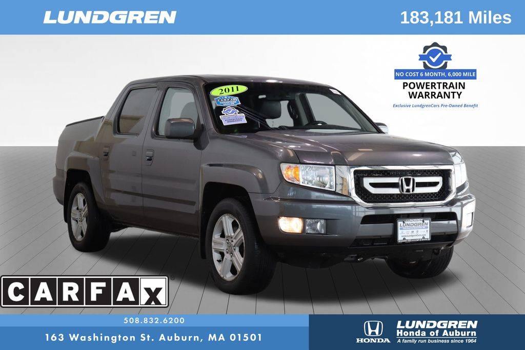 2011 Honda Ridgeline RTL — Pickup Truck — 183,111 mi — Auburn, MA