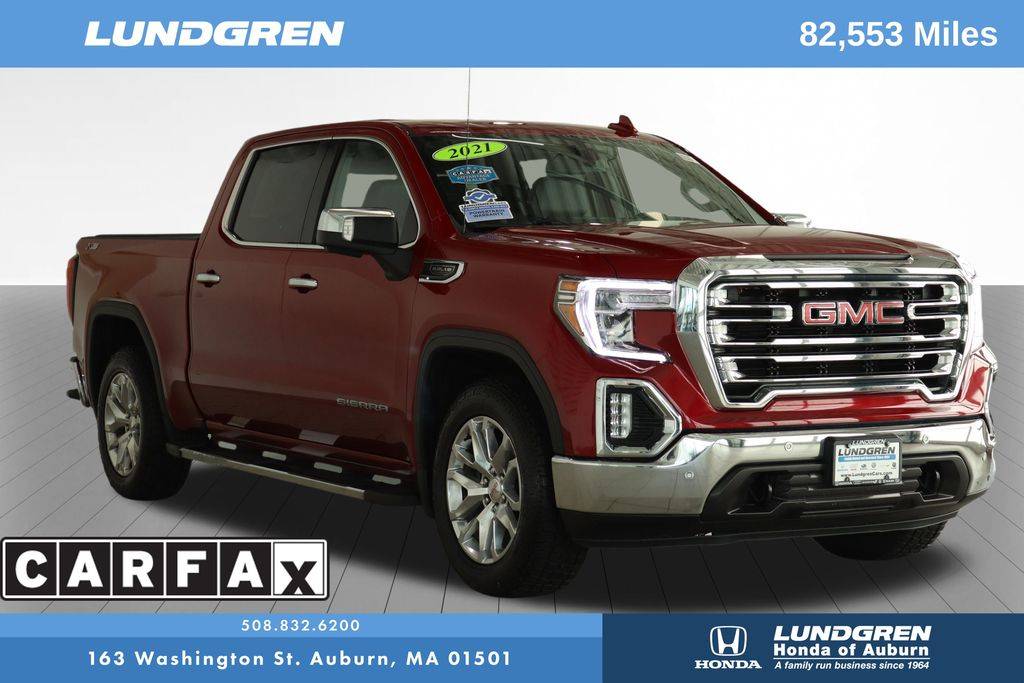 2021 GMC Sierra 1500 SLT — Pickup Truck — 82,553 mi — Auburn, MA