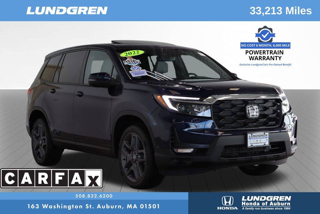 2022 Honda Passport EX-L — SUV — 32,611 mi — Auburn, MA