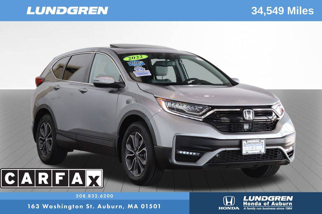 2022 Honda CR-V Hybrid EX-L — SUV — 34,549 mi — Auburn, MA