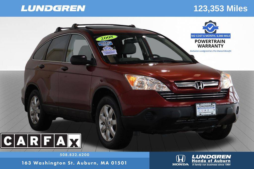 2008 Honda CR-V EX — SUV — 123,353 mi — Auburn, MA