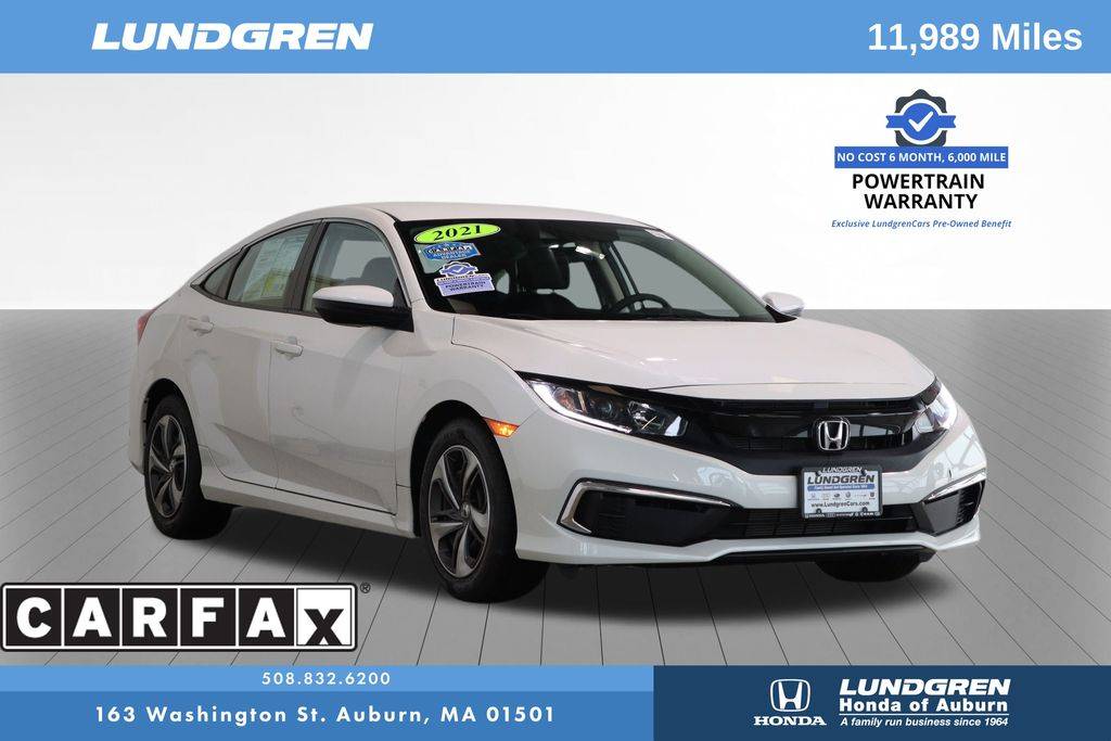 2021 Honda Civic LX — Sedan — 11,989 mi — Auburn, MA