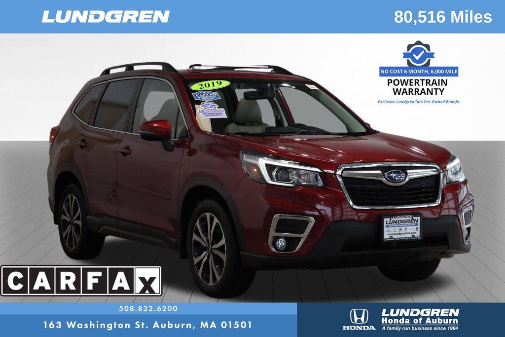 2019 Subaru Forester 2.5i Limited — SUV — 80,006 mi — Auburn, MA