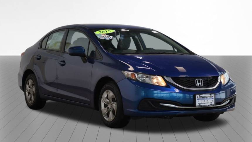 2015 Honda Civic LX — Sedan — 166,051 mi — Auburn, MA