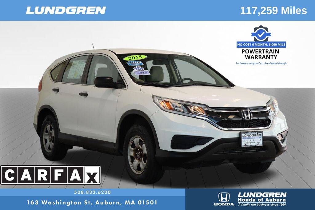 2015 Honda CR-V LX — SUV — 117,222 mi — Auburn, MA