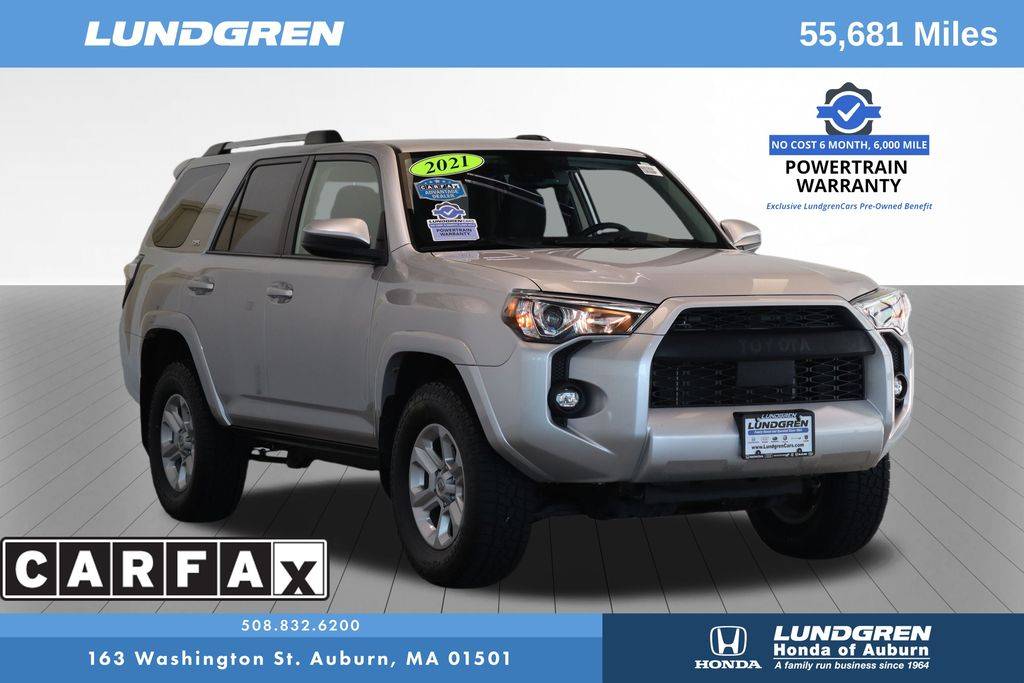 2021 Toyota 4Runner SR5 — SUV — 31,127 mi — Auburn, MA