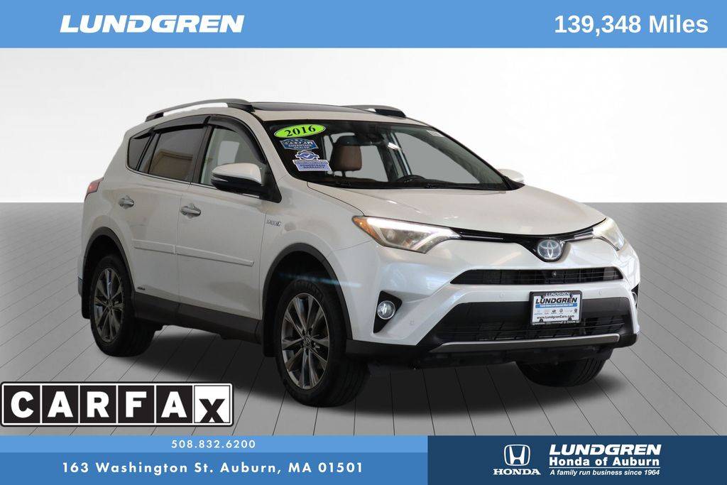 2016 Toyota RAV4 Hybrid Limited — SUV — 139,348 mi — Auburn, MA