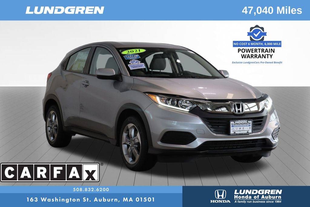 2021 Honda HR-V LX — SUV — 46,972 mi — Auburn, MA