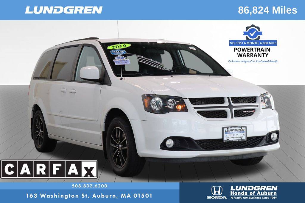 2016 Dodge Grand Caravan R/T — Minivan — 86,824 mi — Auburn, MA