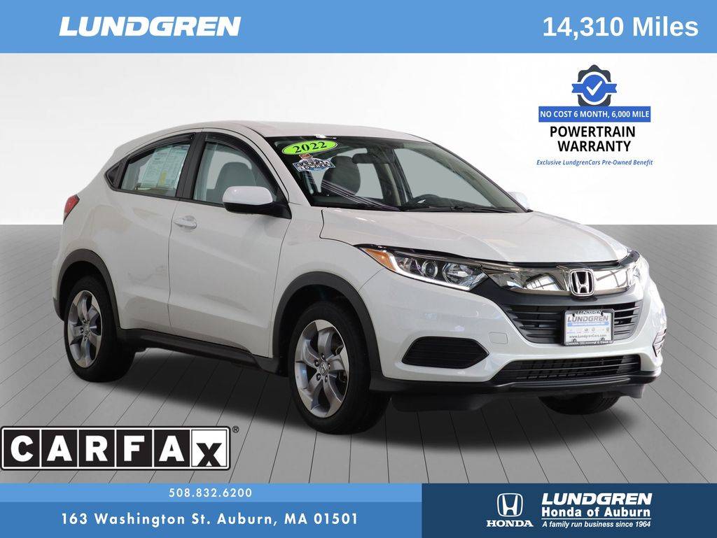2022 Honda HR-V LX — SUV — 14,310 mi — Auburn, MA