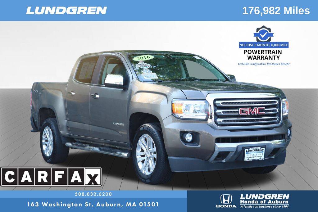 2016 GMC Canyon SLT — Pickup Truck — 176,923 mi — Auburn, MA